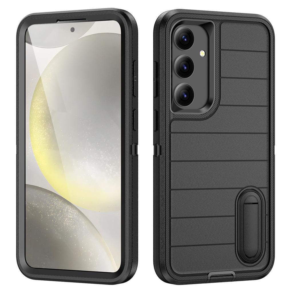 Three Proof Phone Case Source Flat Stripe Protective Case, Niche and High-end for Samsung Phone Case
