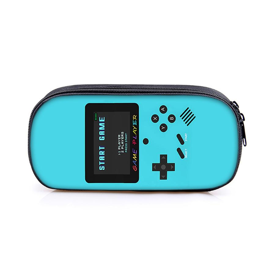Hot Sales Games Console Layered Pencil Case For Boy/Girls Best Gifts 2D Flat Cartoon Pen Bag School Supplies For Children