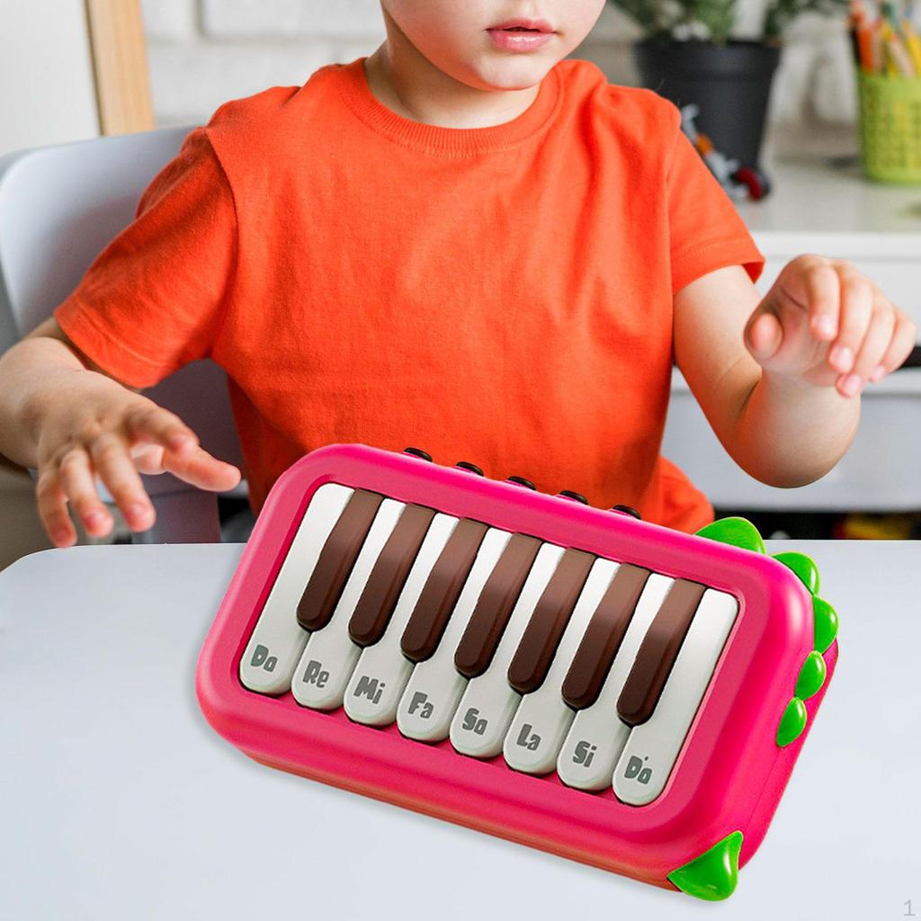 Baby Piano Toy 15 Keys Portable Musical Instrument Electronic Sound for Children
