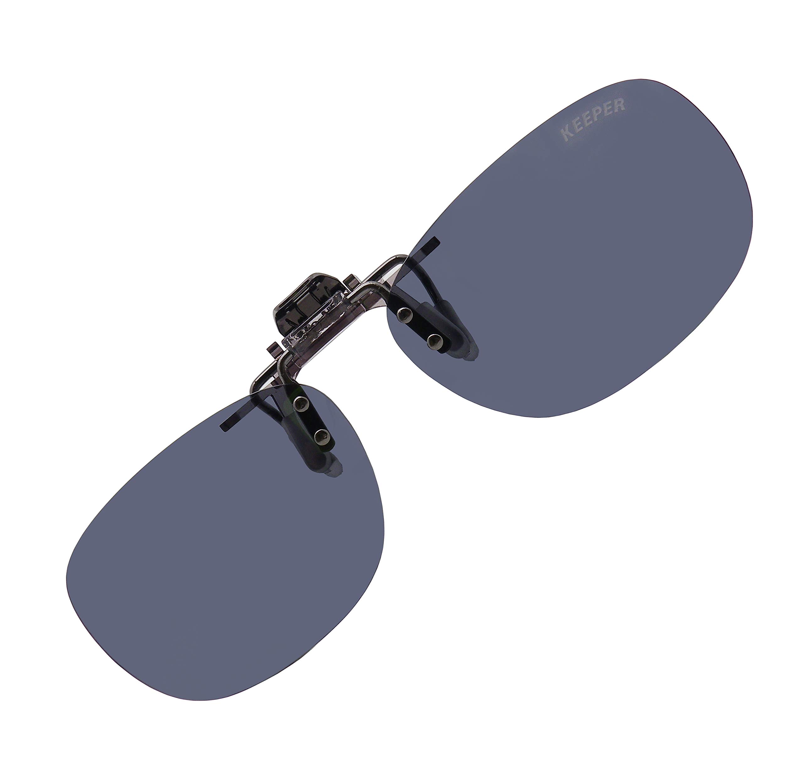 

Зроблено в Японії Сонцезахисні окуляри з поляризованим фартухом і кліпсою поверх окулярів із захистом від ультрафіолетового випромінювання Ультралегкі відкидні унісекс Keeper 9324 SM [cliponkeeper] дим