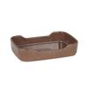 Dulton Mixed Melamine Stacking Tray Brown M-0864BR Durable Accessory and Coin Organizer Desk Storage Tray