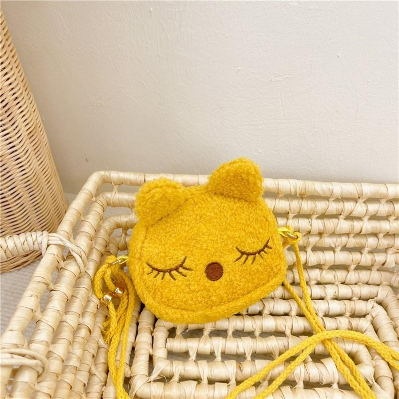 Adorable Cartoon Bunny Plush Bag For Toddlers Cute Shoulder Snack Bag