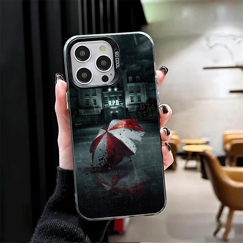 R-Resident-Evil Game Soft Phone Case for iPhone 15 16 17 Pro Max 17Air 16E 14 Plus 13 12 Mini Shockproof Cover Back Shell