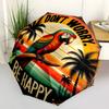 1pc animal Umbrella Portable Folding Umbrella Iron Frame Hole Bone Structure Outdoor Home Umbrella