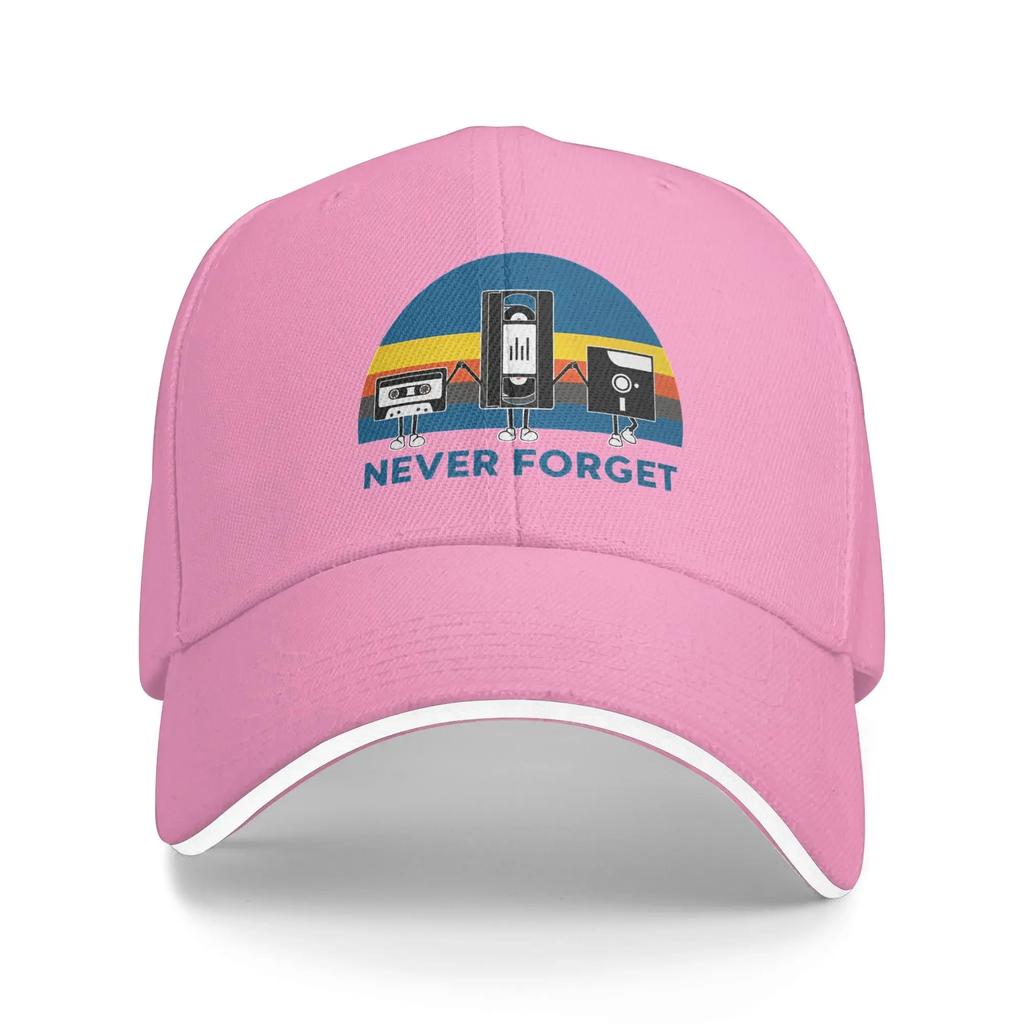 Never Forget Sarcastic Casual Baseball Cap Summer  Trucker Hat Sun Visor Hunting Hip Hop Hats UnisexTeens Fashion Baseball Caps