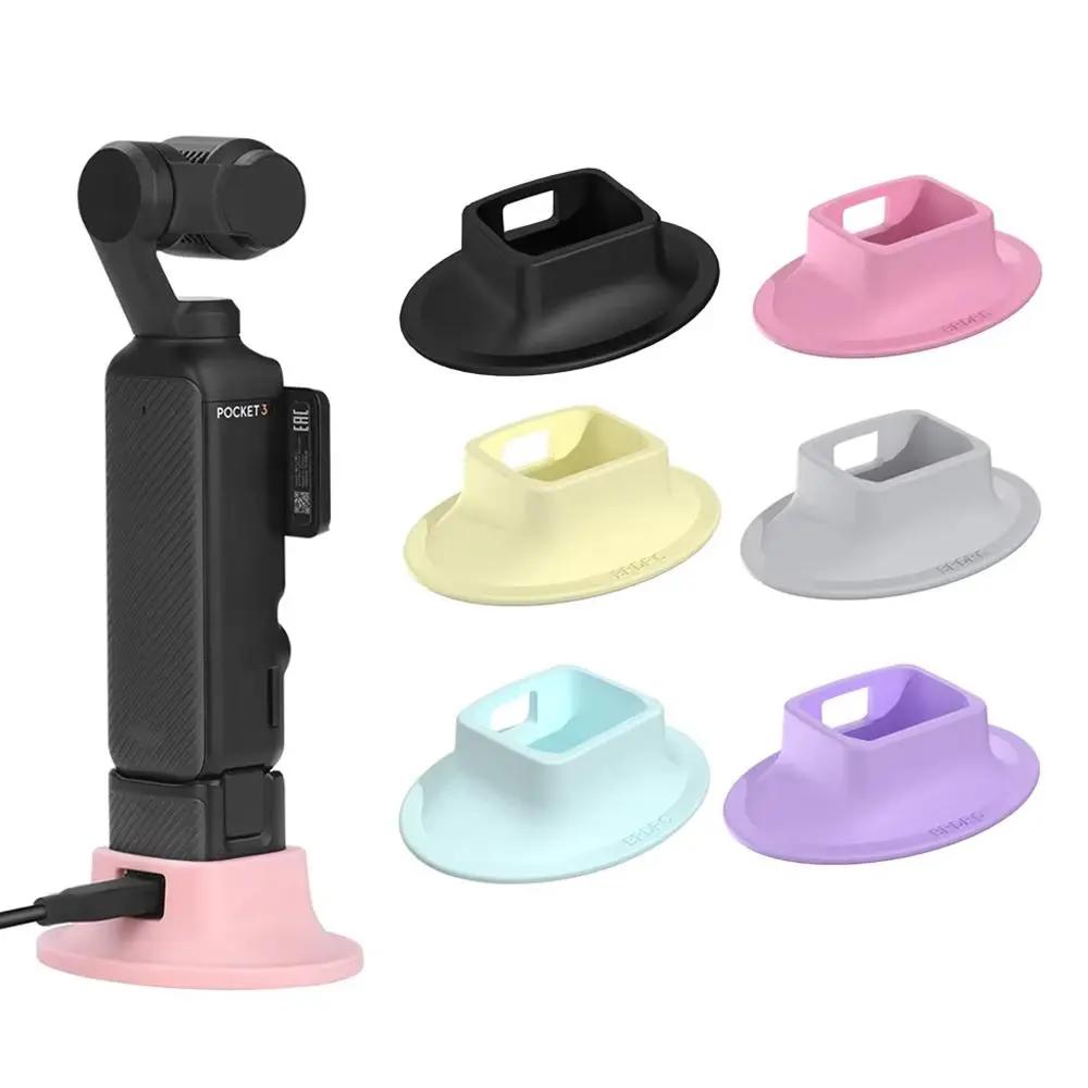 

Silicone Desktop Base for DJI Osmo Pocket 3, Non-slip Fixed Mount Stand for Selfie & Live Streaming, Tripod Stabilizer