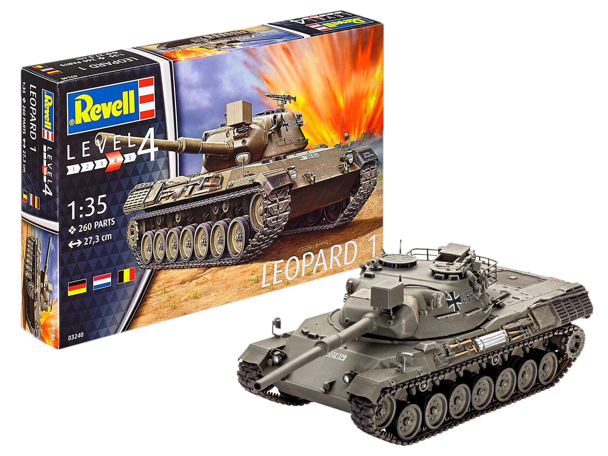 

German Revell 1/35 Leopard 1 plastic model