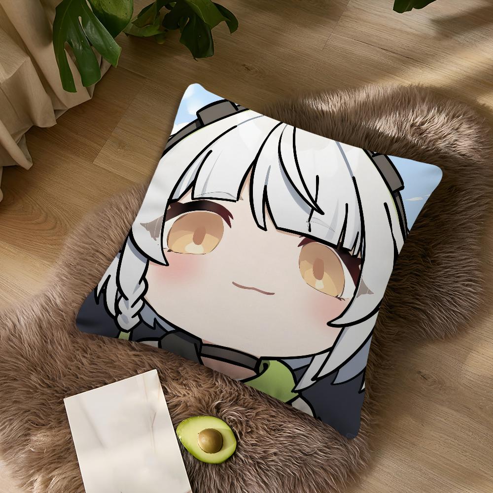 Cute Q Version ZZZ Ellen Nicole Miyabi For Bedroom Car Coffee Shop Room Soft and Living Room Sofa Decorative Pillow Cover Case