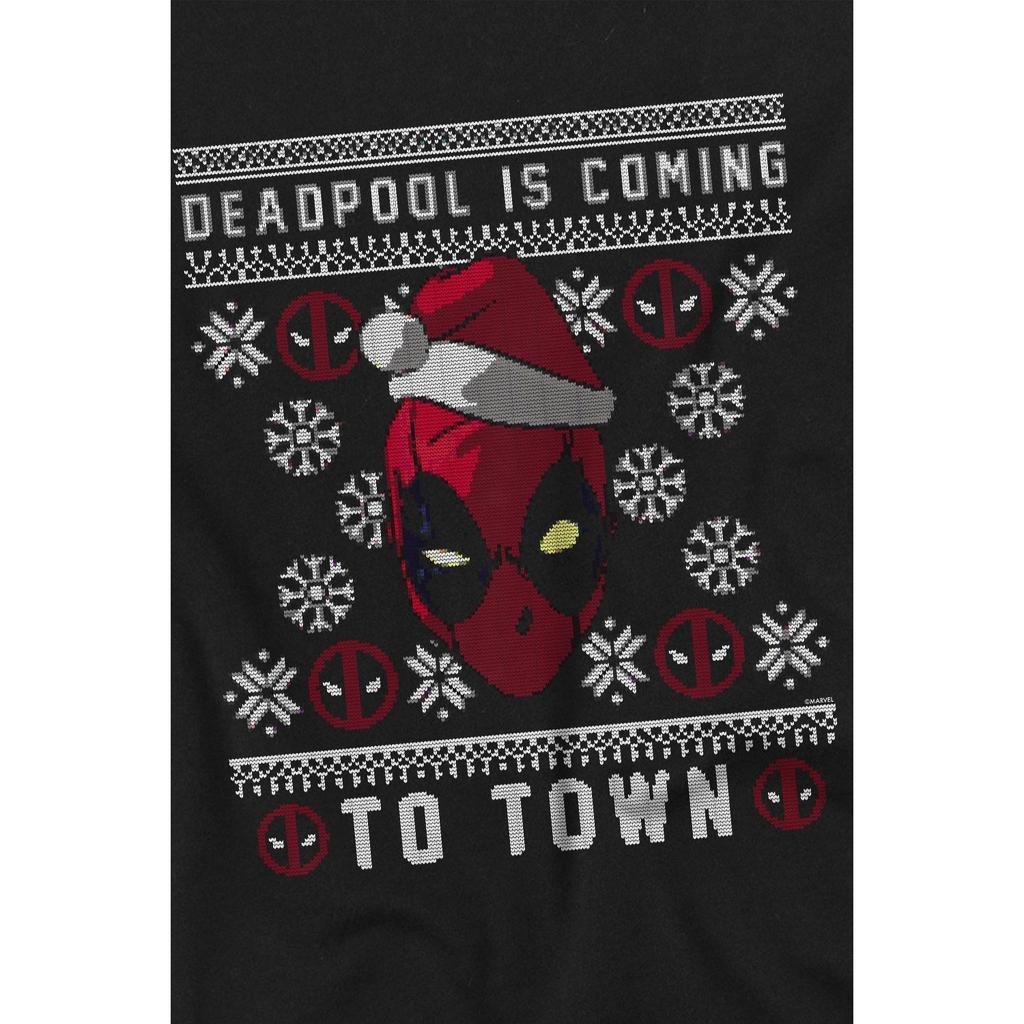 Deadpool Mens Coming To Town T-Shirt