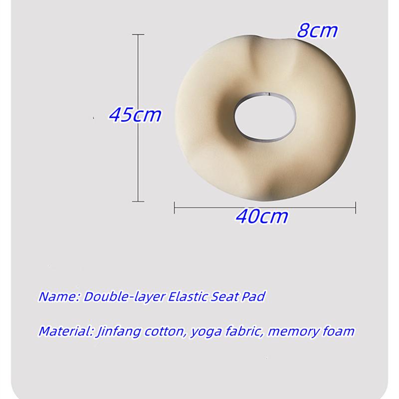 Travel Seat Cushion Memory Foam U-Shaped Pillow for Chair Cushion Pad Car Office Hip Support Massage Orthopedic Pillow