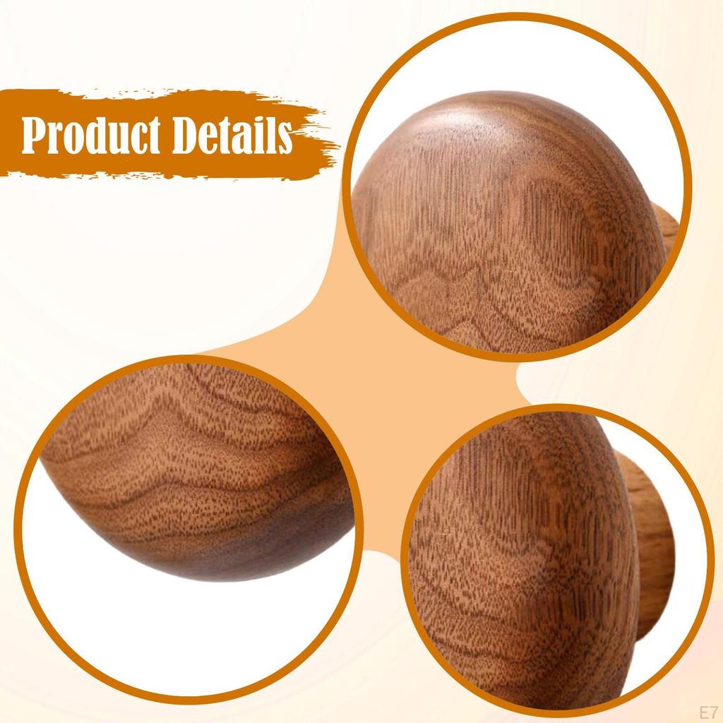 Wooden Coat Hook Decorative Utility Hat Organizer Storage Wall Hanger Key Holder for Closet