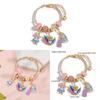Alice In Wonderland Charm Bracelet With Zinc Alloy And Electroplated Finish For Unisex Wear