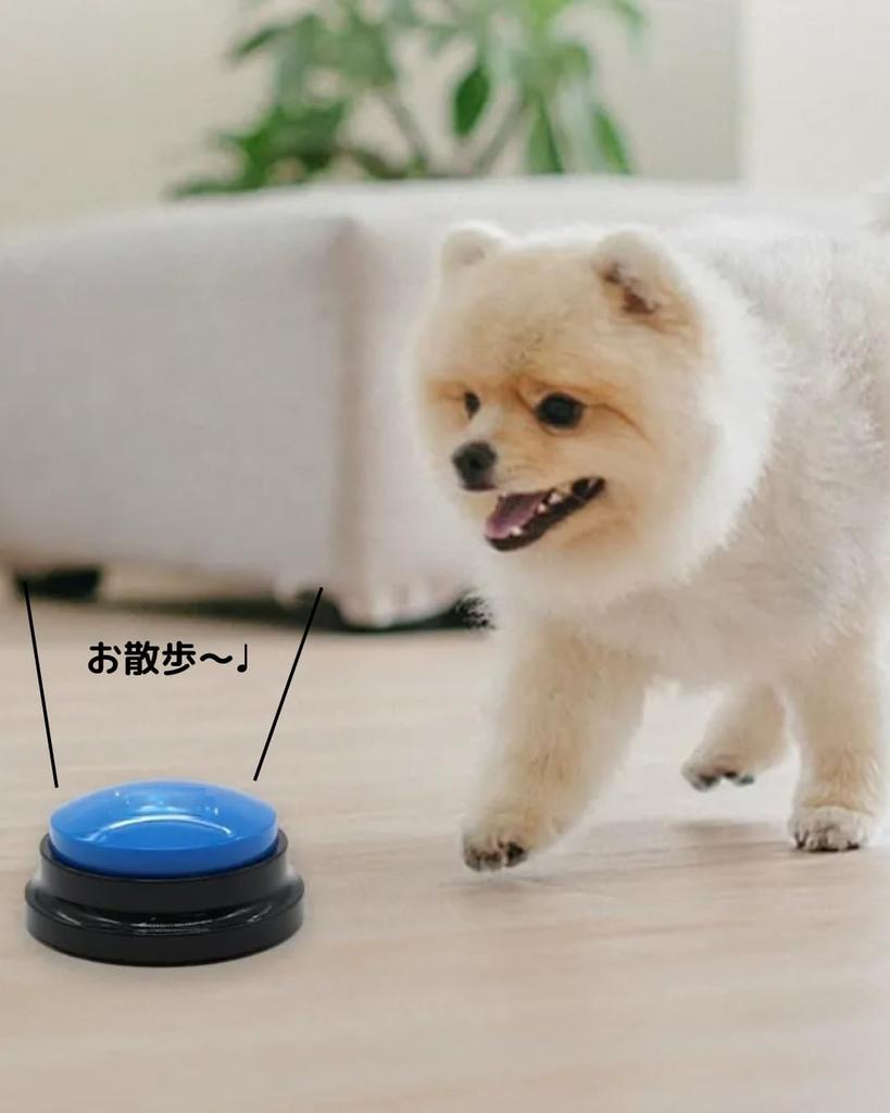 Pet Communication Conversation Talking Toy with Recording Educational Toy with Training Set of 4 Paw Dog/Cat Function, Buttons, Supplies, (with Print)