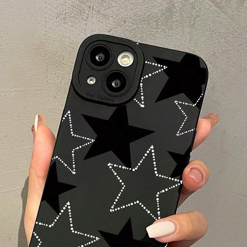 Pentagram Star for Apple 15 Mobile Phone Case iPhone13/14Pro Niche 17 Anti-drop 11Promax Soft 16
