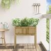 VidaXL Jardinière avec pieds 70x31x70 cm bois de pin imprégné 837562