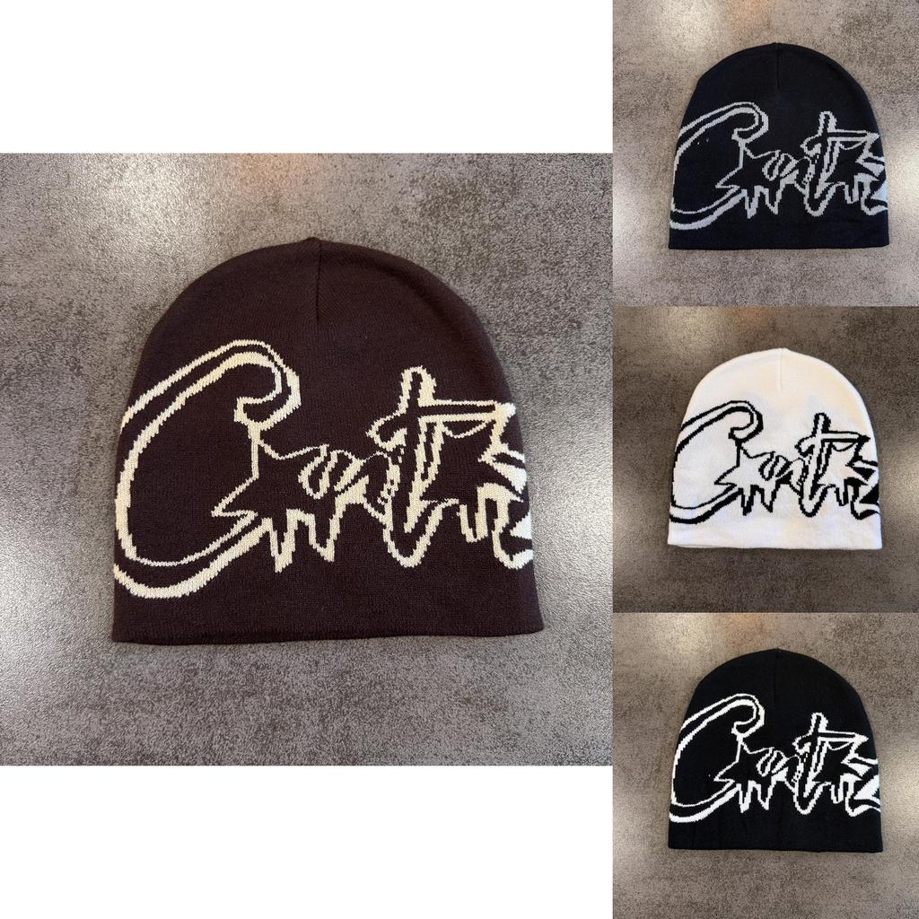 Unisex Letter Design Knit Hat With No Brim For Winter Spring Street Style