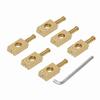 6pcs Golden Electric Guitar Accessories Metal Instruments Accessories  Electric Guitar