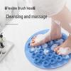 Round Exfoliating Back and Foot Scrubbing Pad - Lazy Person's Massage Mat for Shower