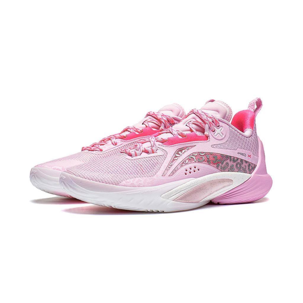 Li Ning Speed 10 Low top Basketball Shoes Men's Pink ABAT085-66