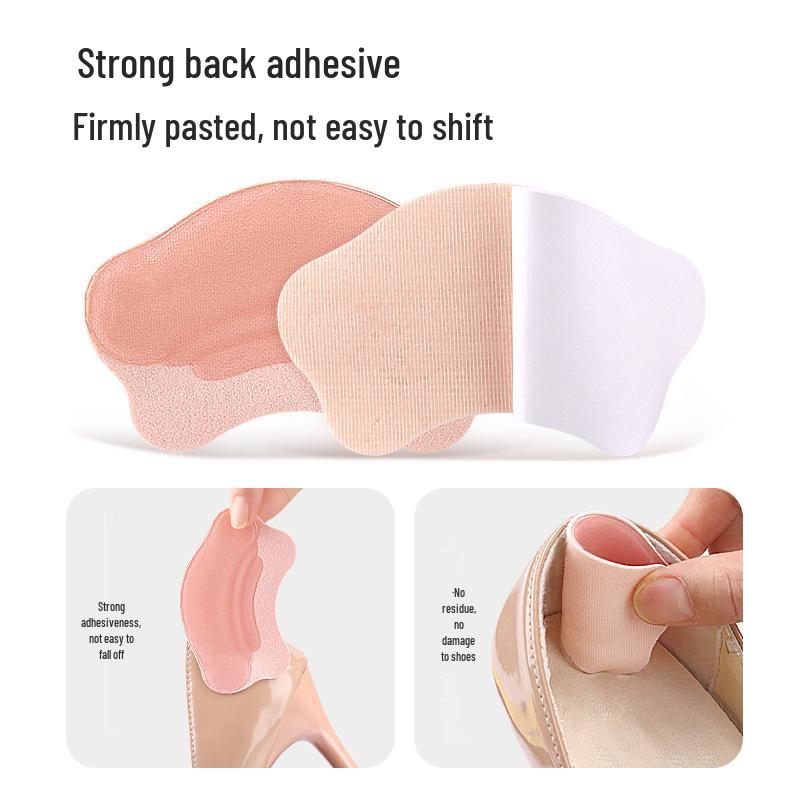 Macaron Color Loafers Heel Stickers: Anti-Wear, Self-Adhesive, Size Adjustment, Prevents Heel Drop, Half-Size Insoles.