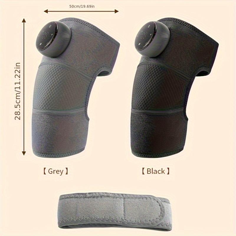 Rechargeable Knee Massager with Heat - Ideal for Post-Work, Sedentary Lifestyle, and Relaxation, Battery-Powered, Polyester Material, Knee
