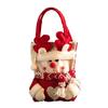 Santa Claus Christmas Packing Bag Large Capacity Gifts Candy Bag Christmas Handbag  Shopping Bag