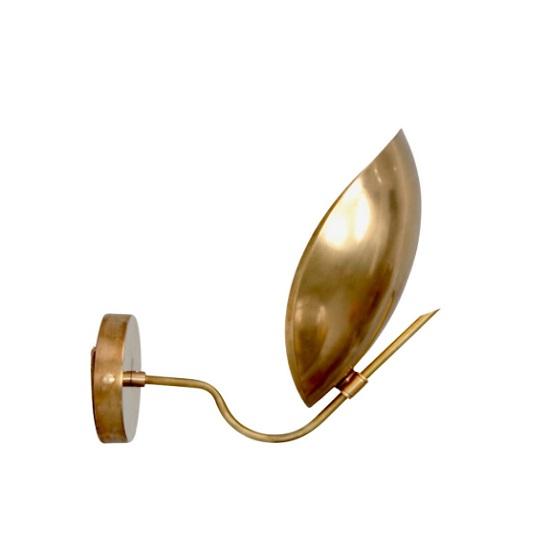 Handmade Brass Wall Sconce: Mid Century Modern Sputnik Light