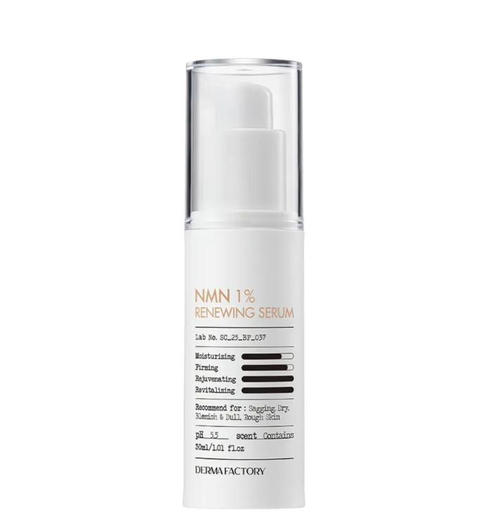DERMA FACTORY NMN 1% Renewing Serum 30ml Anti-Aging & Firming Serum 1 ea