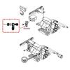 INJORA 25T Aluminum Transmission Shift Unloading Servo Horn for 1/10 RC Crawler Axial SCX10 PRO Upgrade