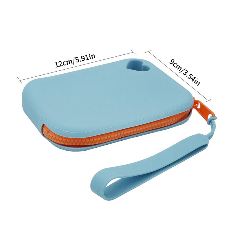 Portable Silicone Reusable Storage Bag Easy To Carry For Storing Makeup Stationery And Electronics