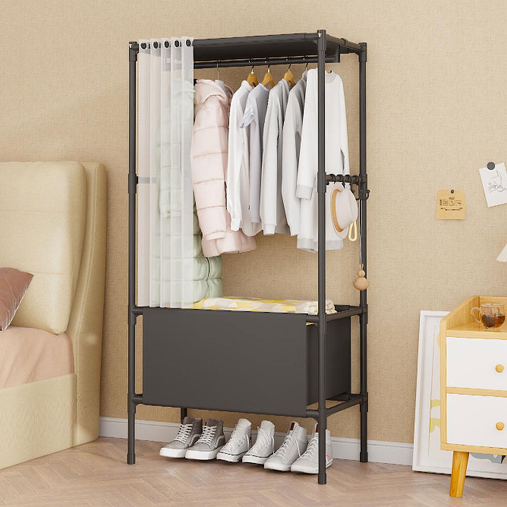 Modular Design Wardrobe Closet Quick Tool Free Installation Lightweight Durable Closet for Flexible Storage Solutions