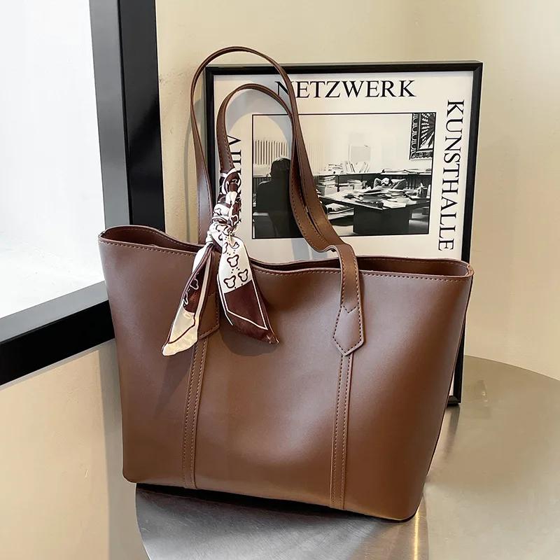

Large Capacity Shoulder Bag Women s Bag Summer Black Handbag Niche Commuter Woman Bag Tote Bags Women Handbags bolsa 40x13x25cm
