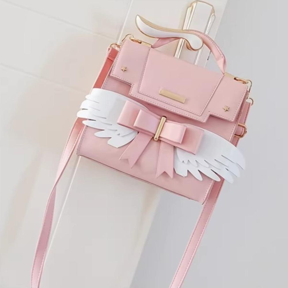 Wing Bow JK Bag Lolita Japan Bolsos mujer Versatile Crossbady Bags for Woman Large Capacity Sac Femme Bolsas 2026 New Bolsa