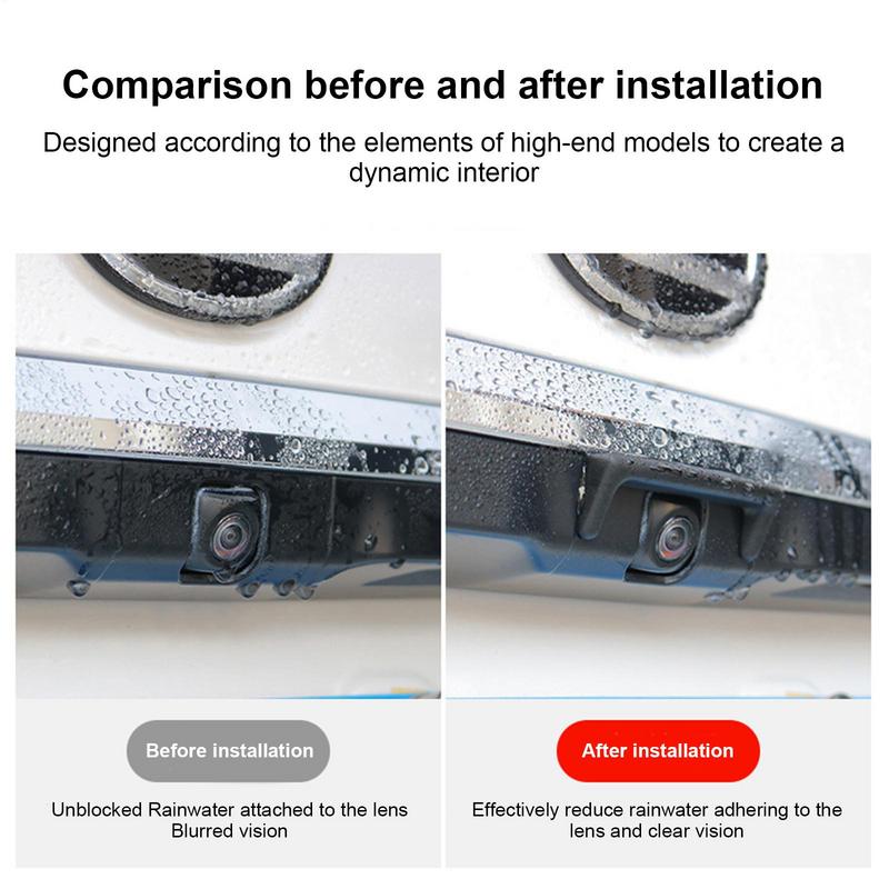 Car Reverse Camera Rain Shade Cover Automobile Rear Camera Rain Shield Cover ForLexus ES200 260 300H 2018 2019 Accessories