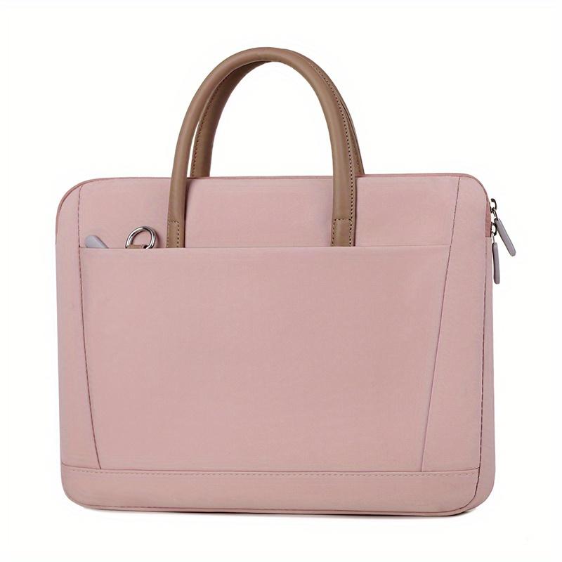 Waterproof Oxford Laptop Bag for Women Lightweight Single Shoulder Briefcase Business Work Tote Fits 13-16 Inch Notebook