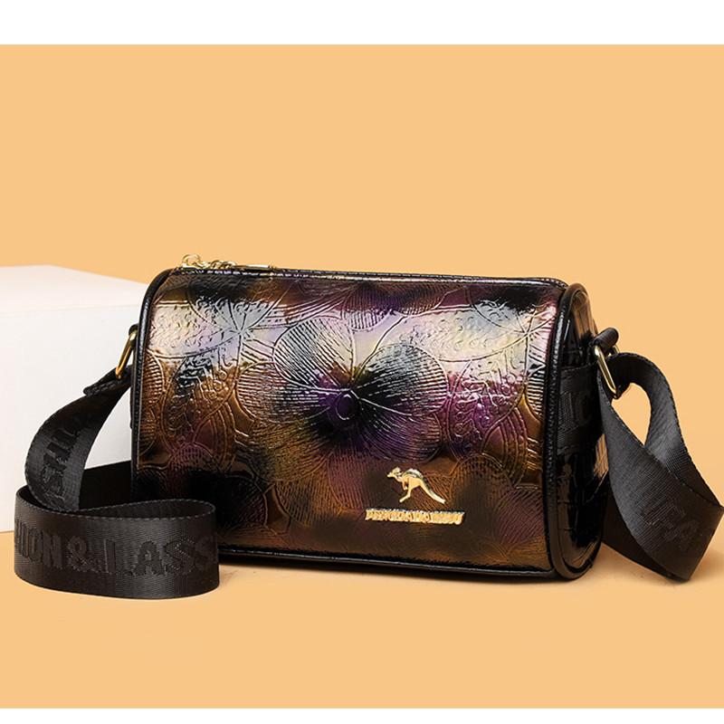 Designer Luxury Handbags Vintage Soft Leather Tote Bags For Women Multi Pocket Shoulder Messenger Bags High quality Shoulder Bag