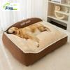 Canapé-lit de luxe pour chien et chat, chaud et d'hiver, tapis pour genoux, coussin de maison, canapé-lit pour animaux de compagnie, tapis pour grands et petits chiens