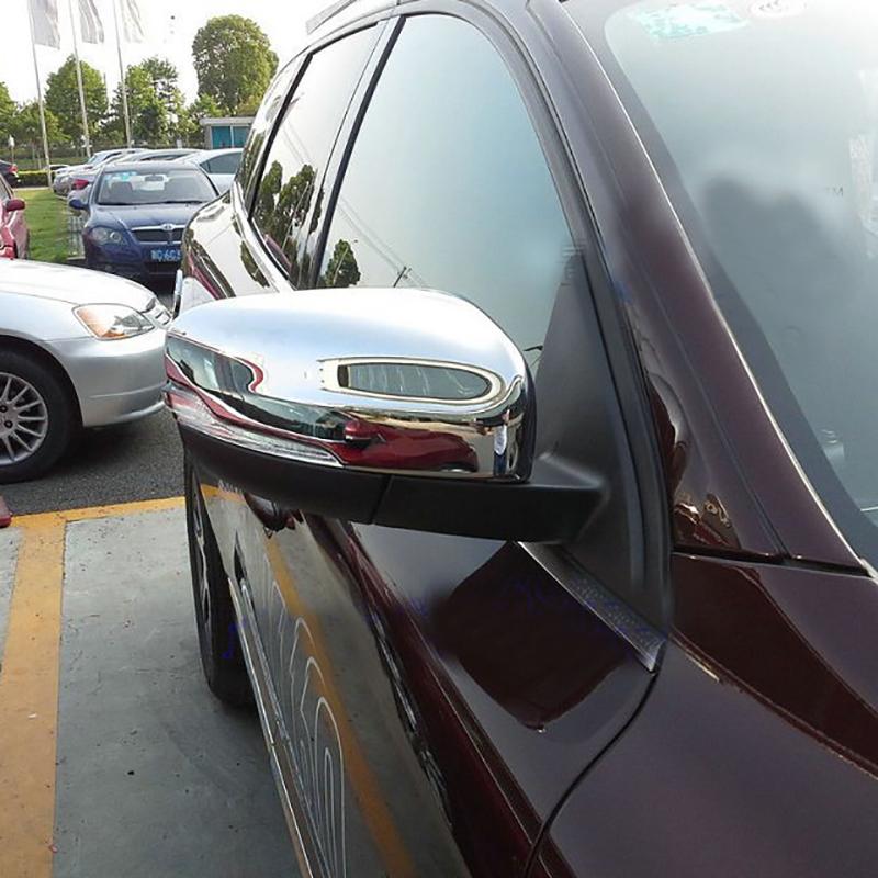 Für Volvo XC60 2014 2015 2016 2017 ABS Verchromte Seitentür Rückspiegelabdeckung Borte Autozubehör 2 STÜCKE