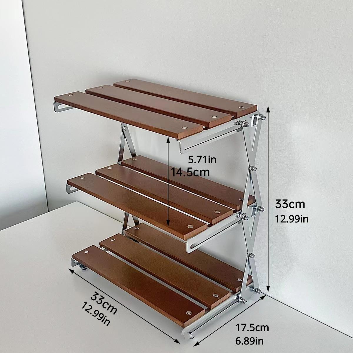 

Scalable Storage Rack 3-Tier for Outdoor Camping, Multifunctional Desktop Storage Rack for Beverage Mug
