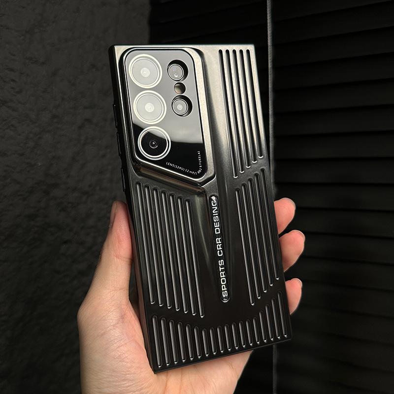 Luxus-Wärmeableitendes Case für Samsung Galaxy S25 S24 Ultra S23 Plus S22 Atmungsaktive Kühlung Titan Stoßfester Bumper Cover