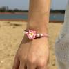 Hawaiian Style Flower Bracelet Handmade Beach Jewelry Adjustable Braided Rope Wristchain Stylish Bohemian Wrist Jewelry