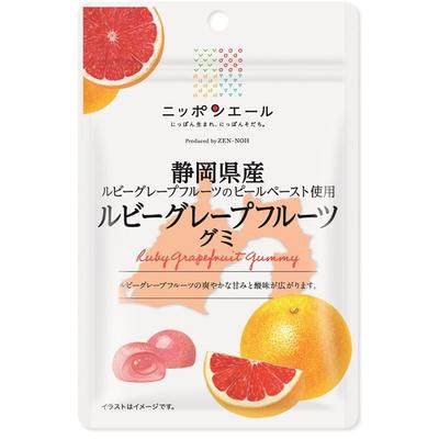 JA Nippon Ale Shizuoka Ruby Grapefruit Gummies 40gNippon Ale Brand with the Catchphrase Nippon-born Nippon Ale Brand with the Catchphrase Nippon-born,