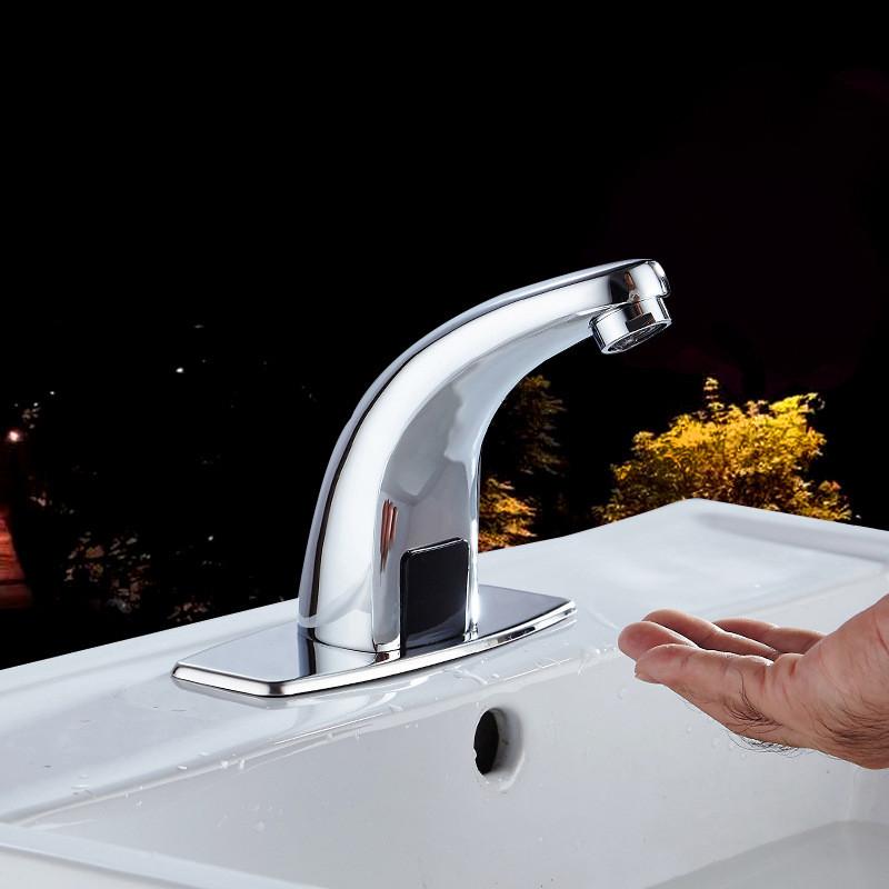 Household Fully Automatic Induction Basin Faucet Infrared Single Hot And Cold Intelligent Washbasin Faucet