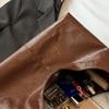 PU Leather Hobo Large Capacity Underarm Bags Autumn Winter Shoulder Bag for Women 2025 New Trend Y2K Handbags and Purses Tote