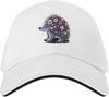 Flower Hedgehog Graphic Baseball Cap Polyester Unisex Adult Adjustable Outdoor Sports Hat