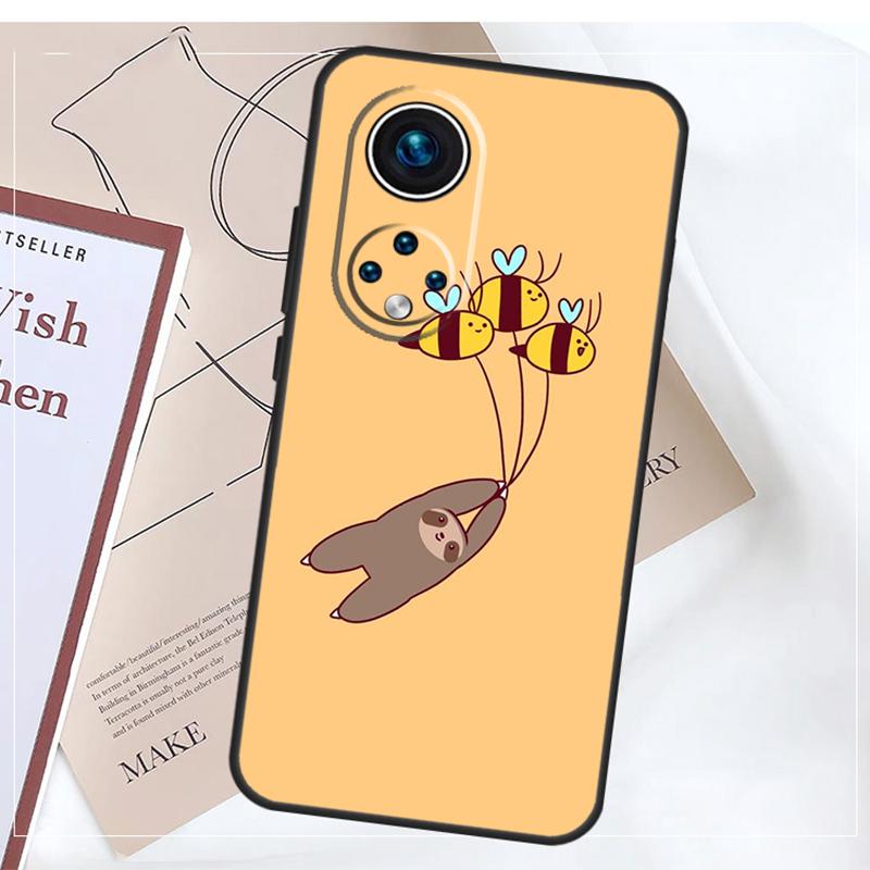 Sloth Animal Cute Case For Honor Magic 5 6 7 8 Pro X9a X9b X9c X9d X8b X8c Win RT 50 70 90 200 400 Lite Cover