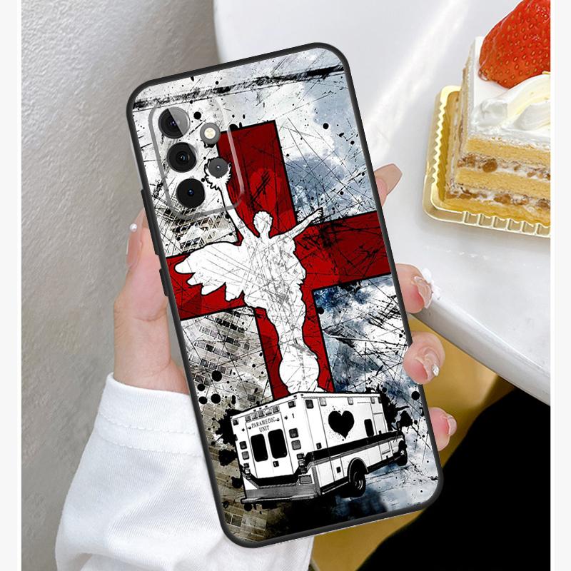 EMT EMS Ambulance Funda For Samsung Galaxy A52 A32 A12 A14 A34 A54 A51 A71 A53 A33 A13 A15 A25 A35 A55 Case