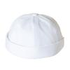 Vintage Men's Summer Cotton Brimless Skullies Cap Street Portable Docker Hats Multipurpose Beanie Hat Hip Hop Hats Japanese INS