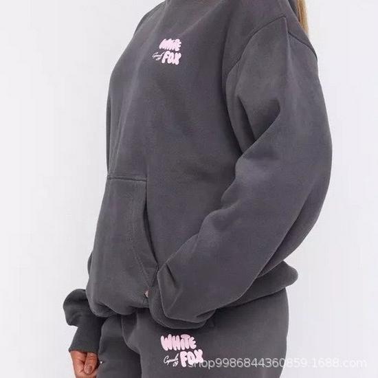 2025 Grenzüberschreitende Casual Serie Bedrucktes Hoodie- & Sweatpants-Set