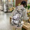 Tie-Dye Print Backpack Boys Girls Schoolbag Large Capacity Backpack